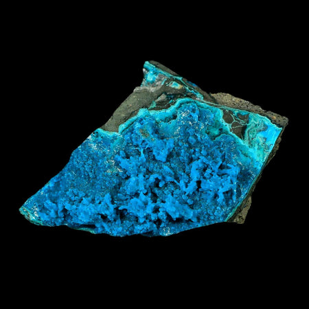 3" Chrysocolla Malachite Rare Botryoidal Grape Crystal Teal And Green From Peru