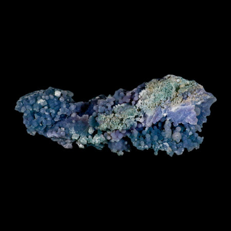 5.5" Purple And Green Grape Agate Botryoidal Crystal Cluster Mineral Sulawesi Island
