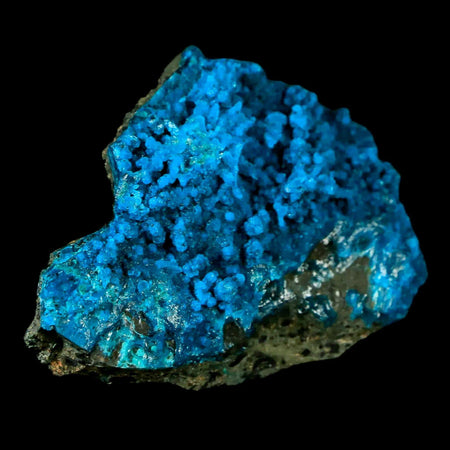 2.3" Chrysocolla Malachite Rare Botryoidal Grape Crystal Teal And Green From Peru