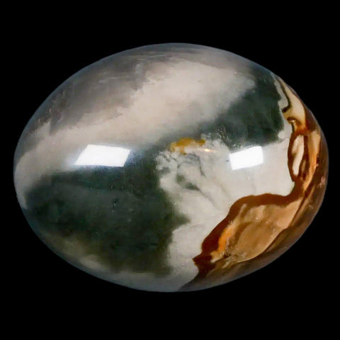 2.2" Polychrome Jasper Natural Polished Mineral Palm Stone Madagascar - Fossil Age Minerals