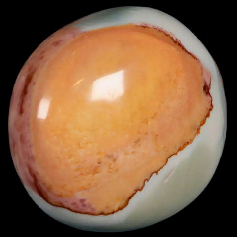 2.3" Polychrome Jasper Natural Polished Mineral Palm Stone Madagascar - Fossil Age Minerals