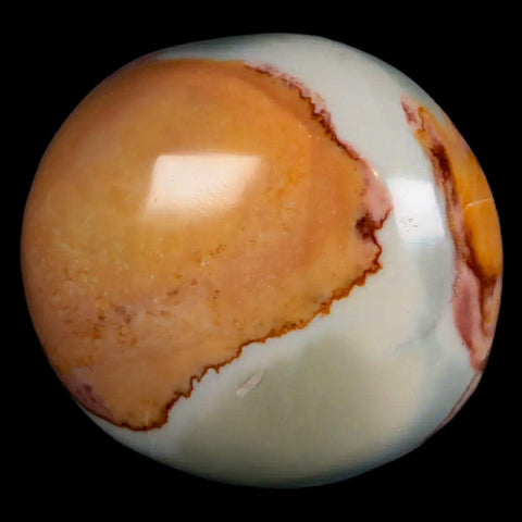 2.3" Polychrome Jasper Natural Polished Mineral Palm Stone Madagascar - Fossil Age Minerals