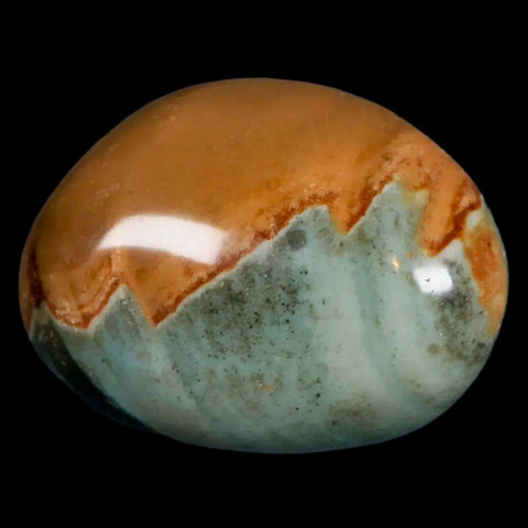 1.9" Polychrome Jasper Natural Polished Mineral Palm Stone Madagascar - Fossil Age Minerals