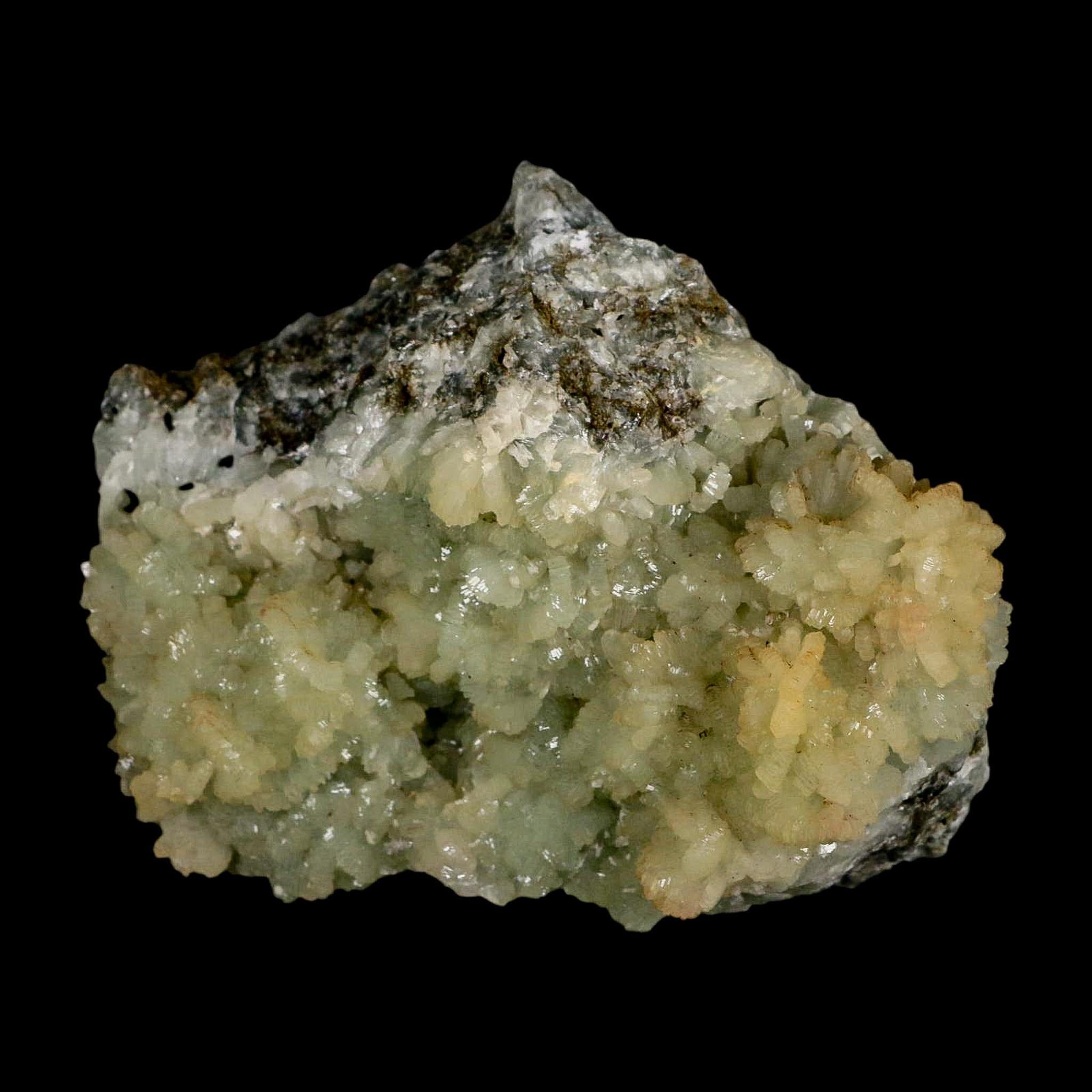 4.7" Rough Green Prehnite Crystal Mineral Specimen Location Imilchil, Morocco - Fossil Age Minerals