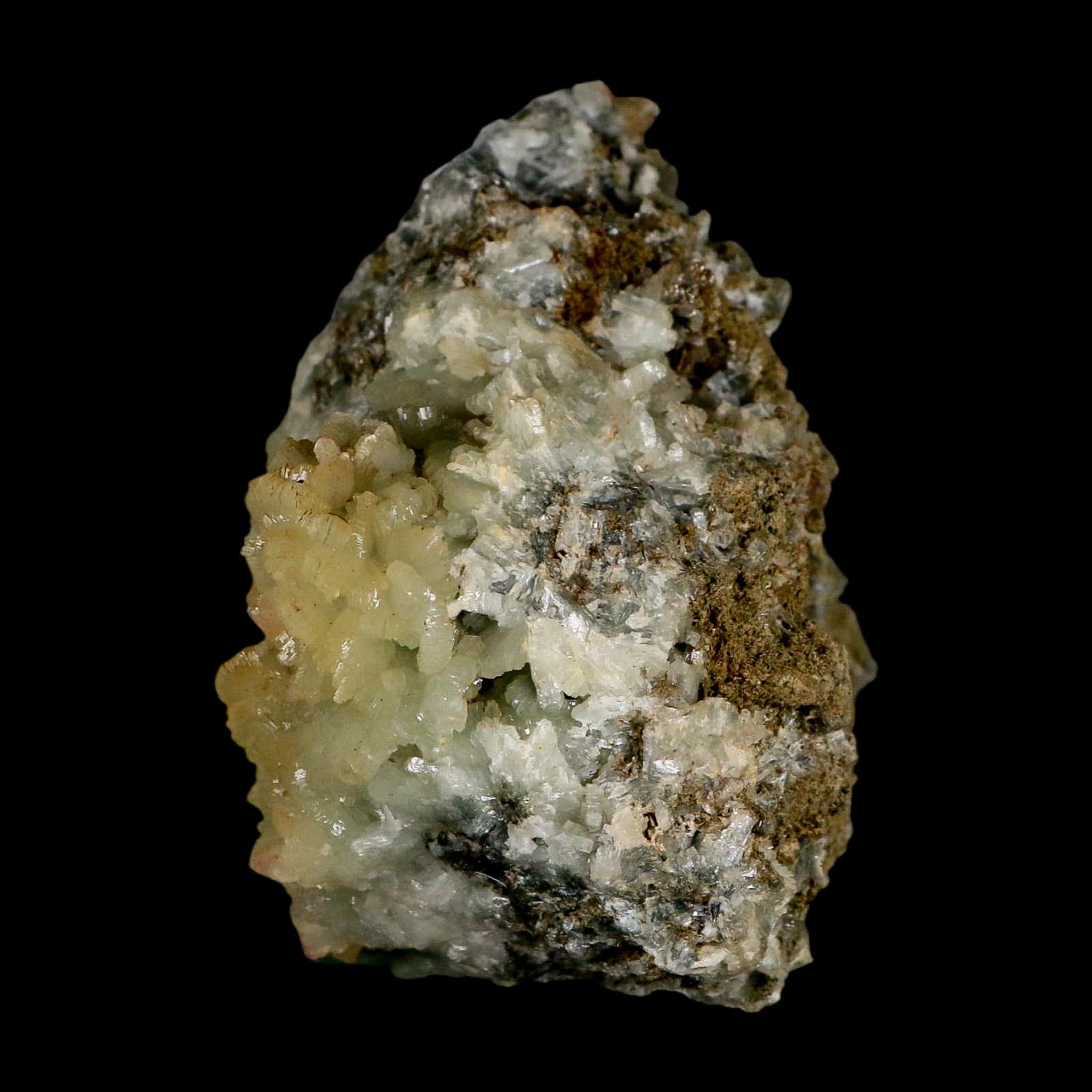 4.7" Rough Green Prehnite Crystal Mineral Specimen Location Imilchil, Morocco - Fossil Age Minerals