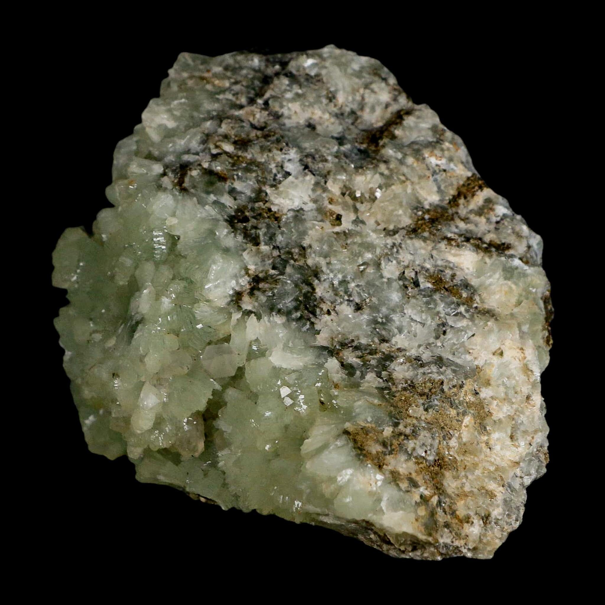 XL 5" Rough Green Prehnite Crystal Mineral Specimen Location Imilchil, Morocco - Fossil Age Minerals