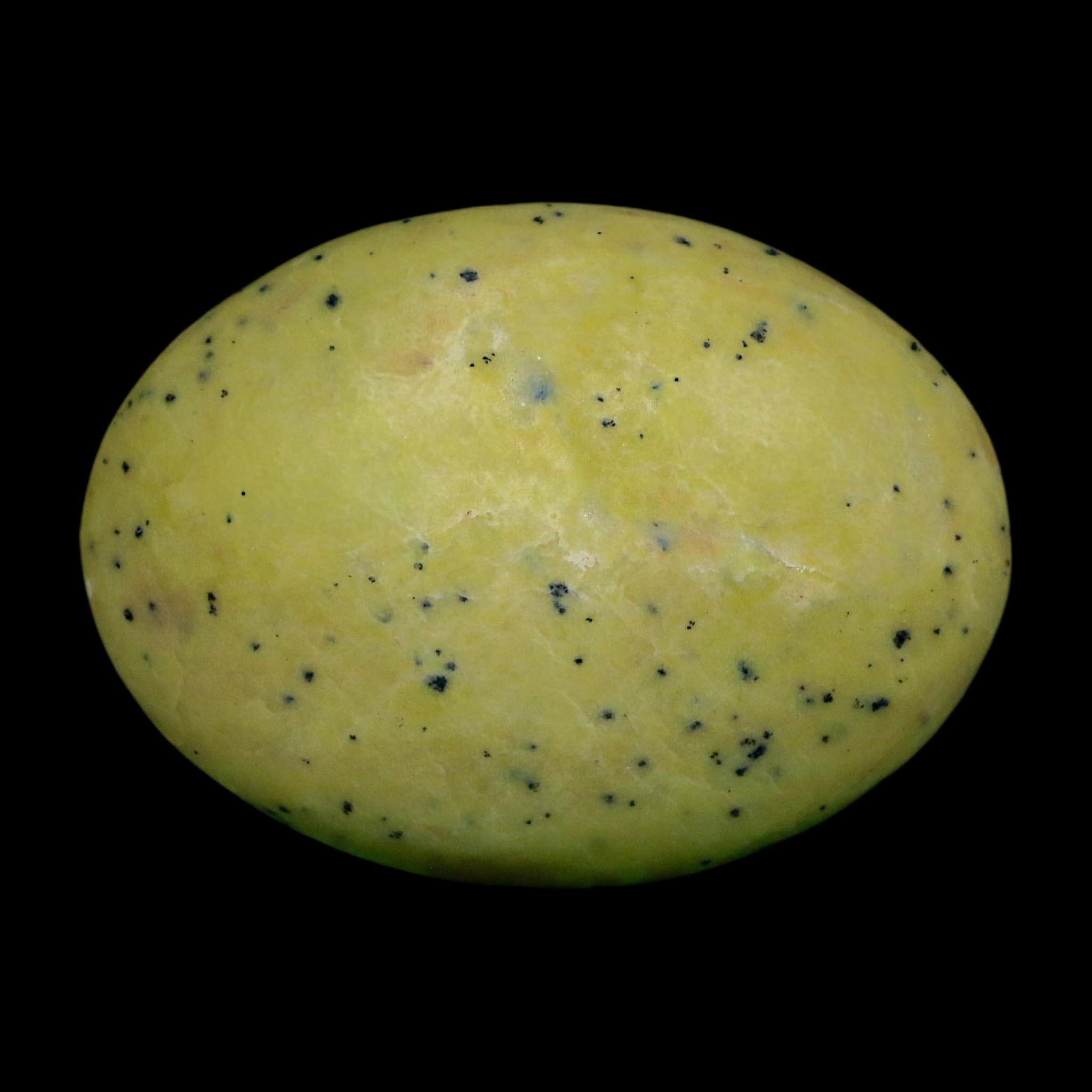 2.9" Natural Polished Serpentine Green And Yellow Palm Stone Mineral Gemstone Pakistan - Fossil Age Minerals