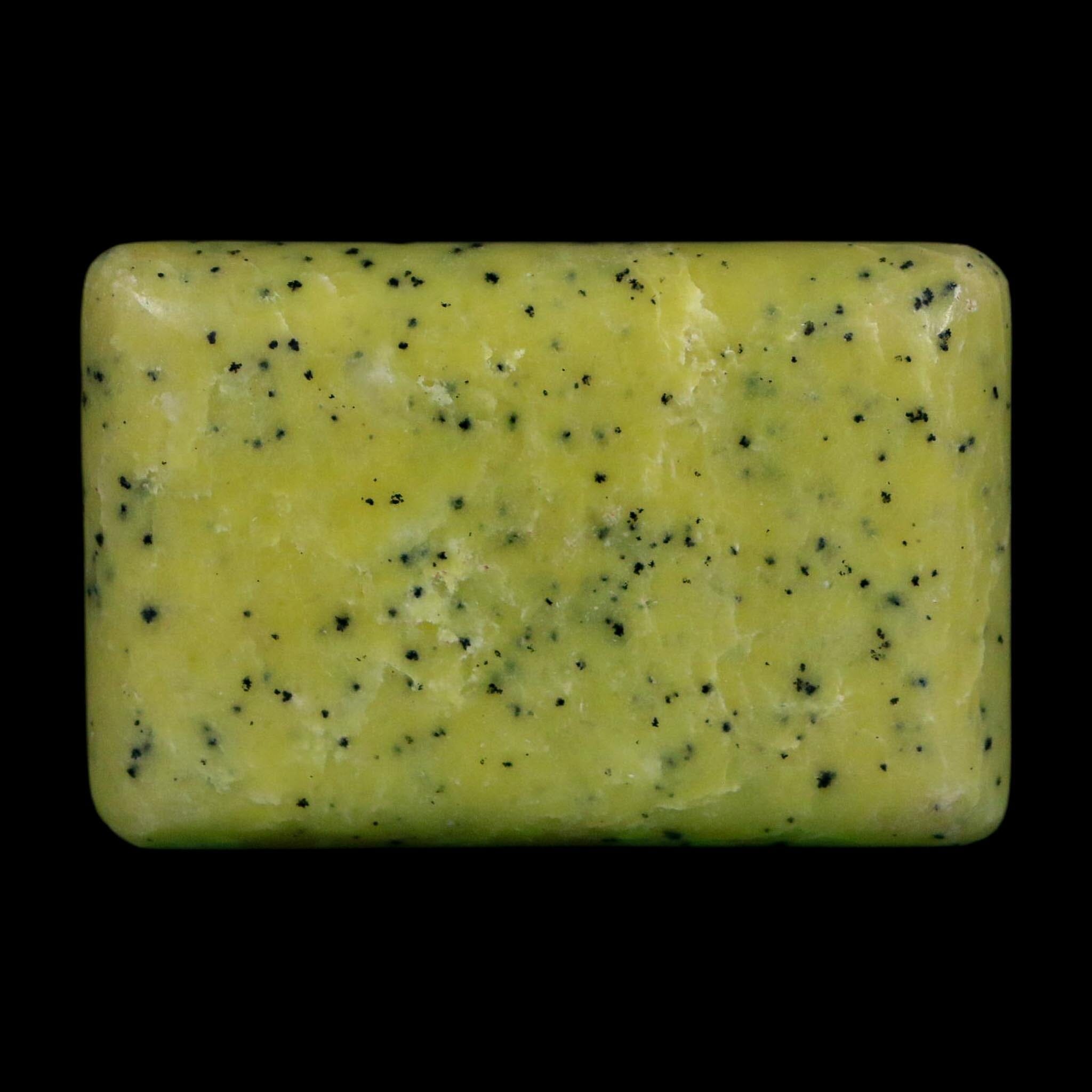 2.4" Natural Polished Serpentine Green And Yellow Square Mineral Gemstone Pakistan - Fossil Age Minerals