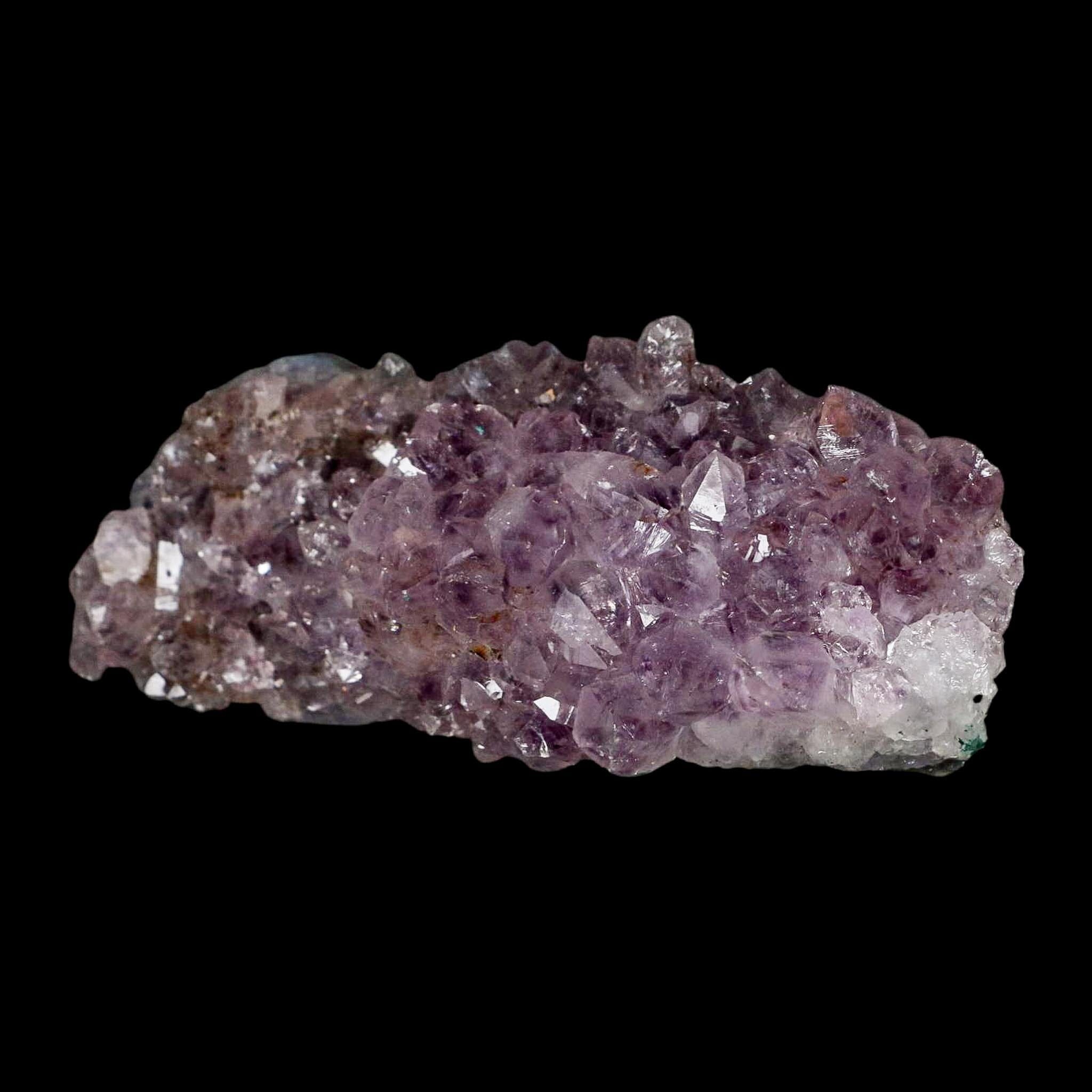 4" Rough Purple Amethyst Crystal Cluster Mineral Specimen Brazil - Fossil Age Minerals