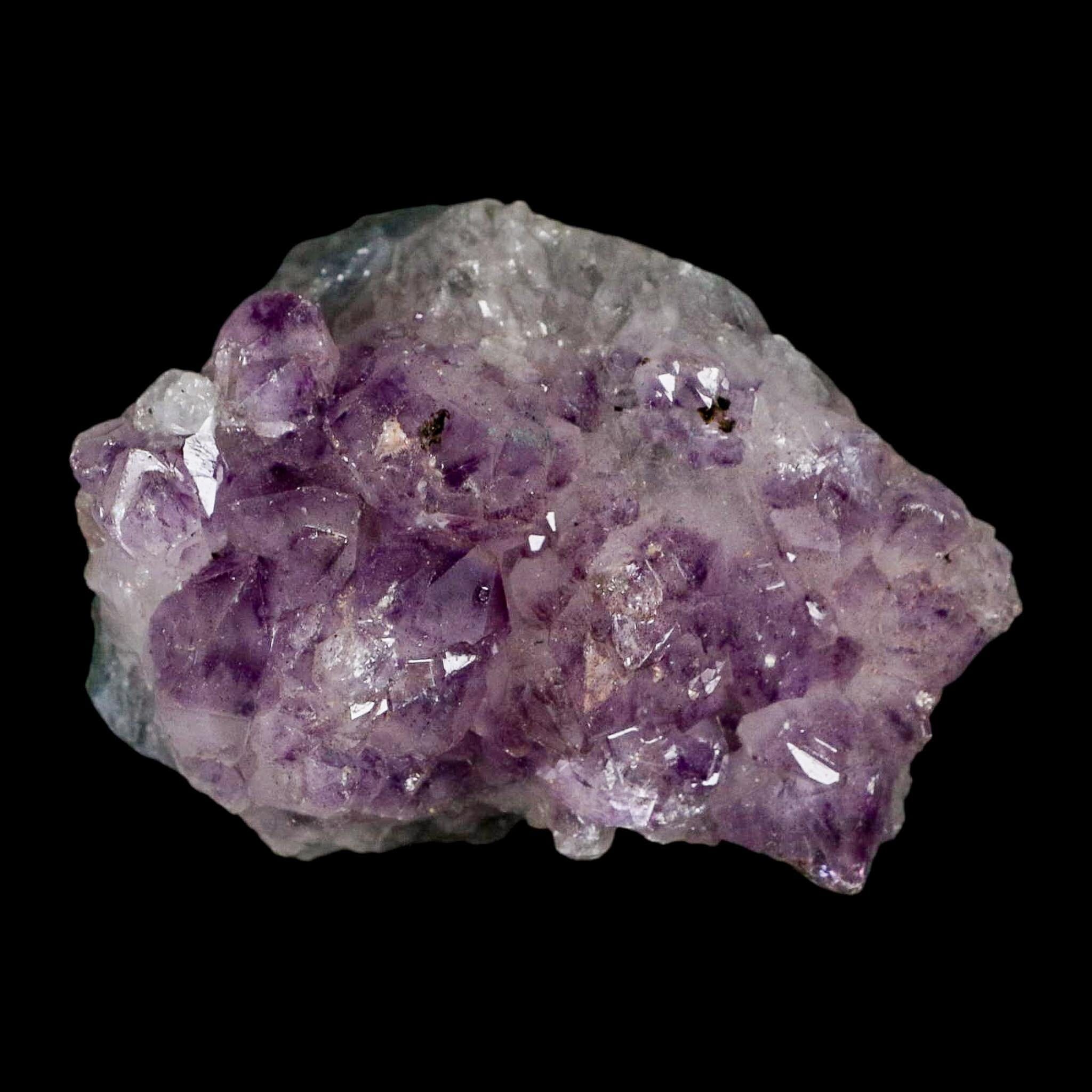 3.1" Rough Purple Amethyst Crystal Cluster Mineral Specimen Brazil - Fossil Age Minerals