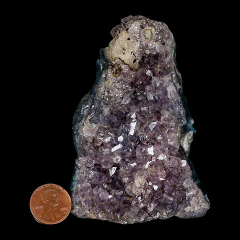 3.6" Rough Purple Amethyst Crystal Cluster Mineral Specimen Brazil