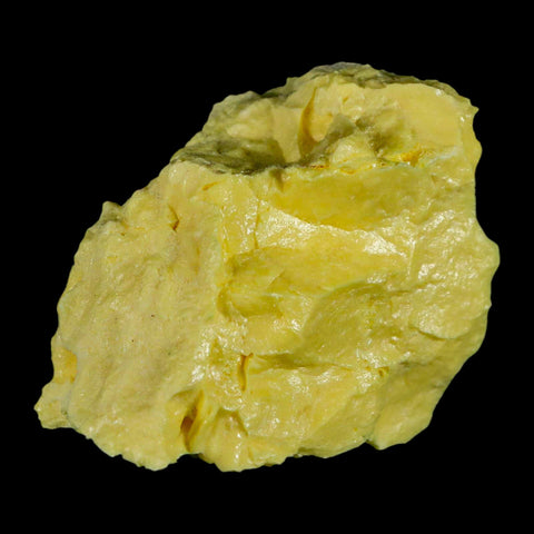 2.2" Rough Bright Yellow Sulfur Crystal Mineral Specimen From Louisiana - Fossil Age Minerals
