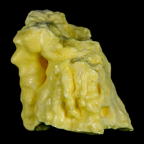 2.2" Rough Bright Yellow Sulfur Crystal Mineral Specimen From Louisiana - Fossil Age Minerals