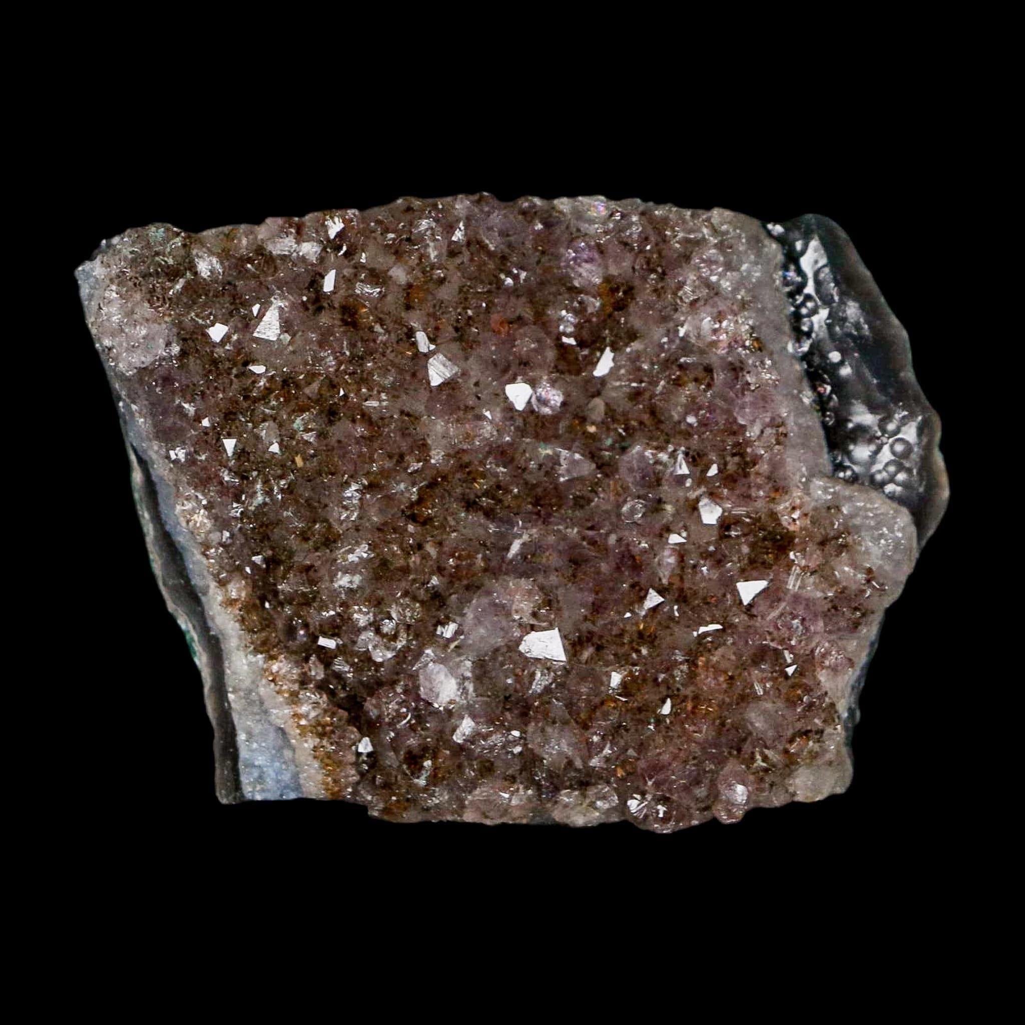 2.5" Rough Purple Amethyst Crystal Cluster Mineral Specimen Brazil - Fossil Age Minerals