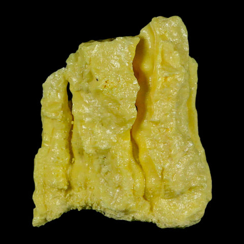 2.2" Rough Bright Yellow Sulfur Crystal Mineral Specimen From Louisiana - Fossil Age Minerals