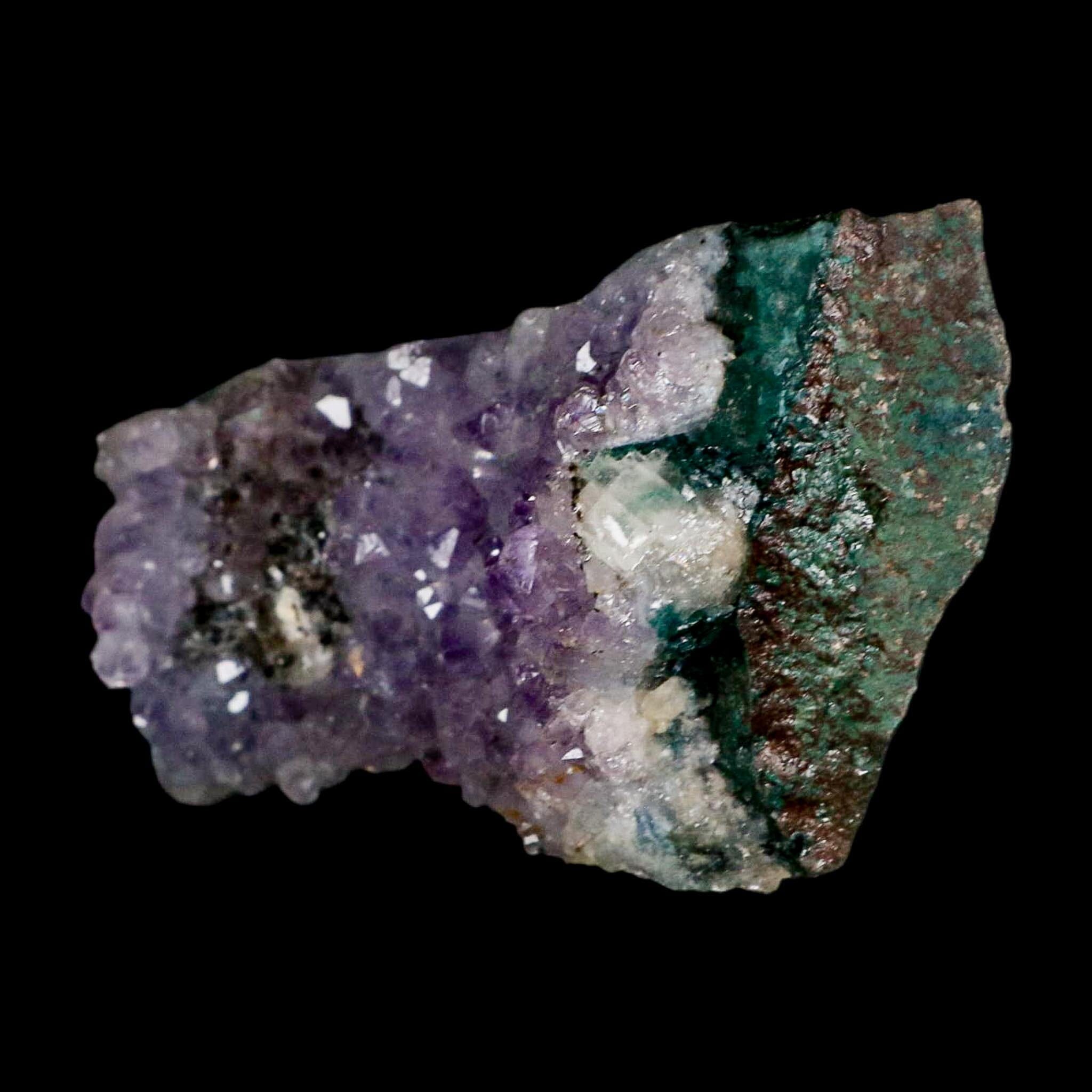 3.3" Rough Purple Amethyst Crystal Cluster Mineral Specimen Brazil - Fossil Age Minerals