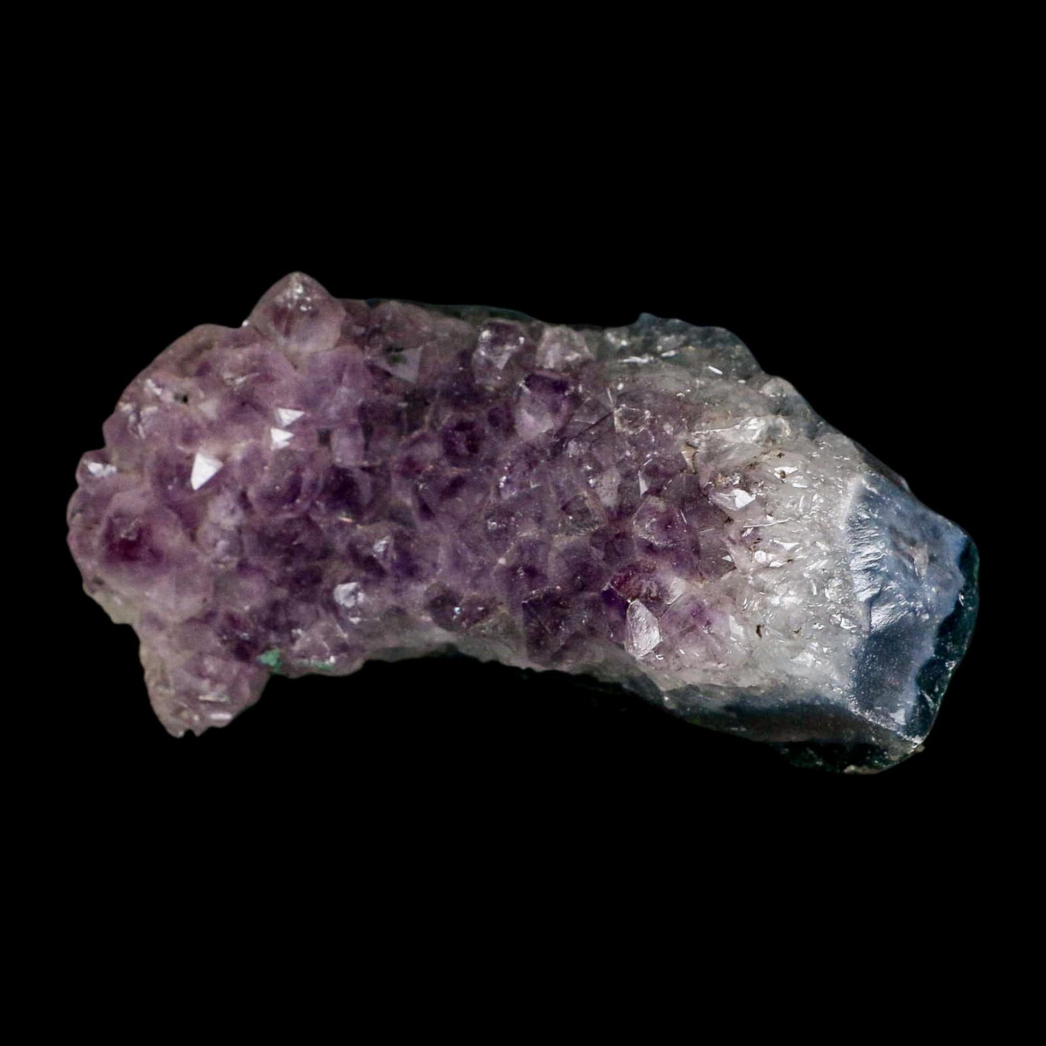 3.6" Rough Purple Amethyst Crystal Cluster Mineral Specimen Brazil - Fossil Age Minerals