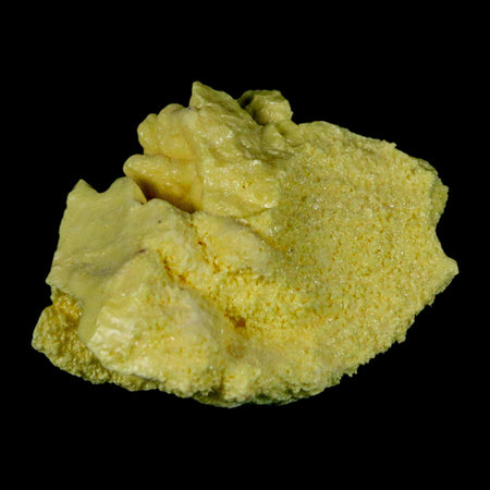 2.8" Rough Bright Yellow Sulfur Crystal Mineral Specimen From Louisiana