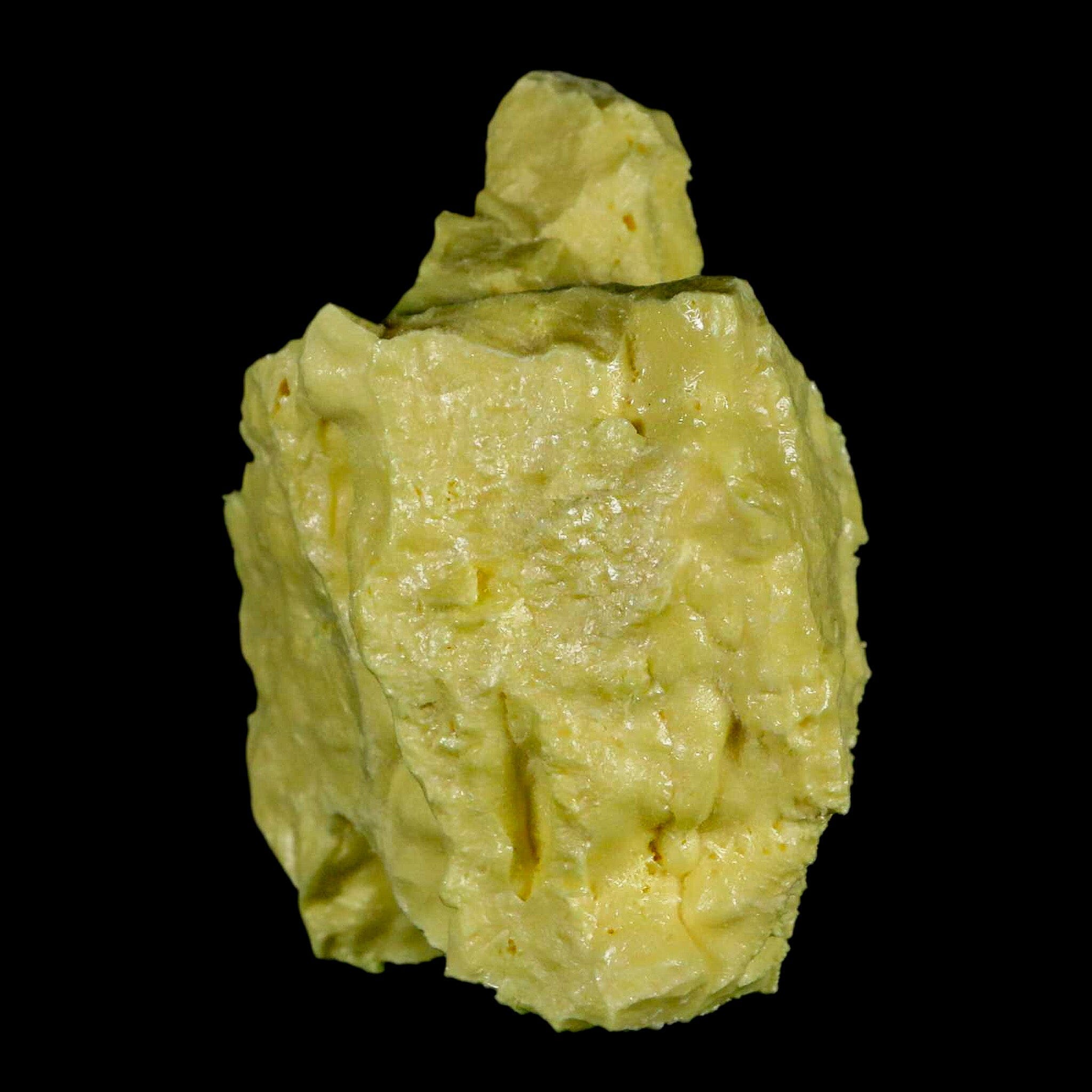 2.6" Rough Bright Yellow Sulfur Crystal Mineral Specimen From Louisiana - Fossil Age Minerals