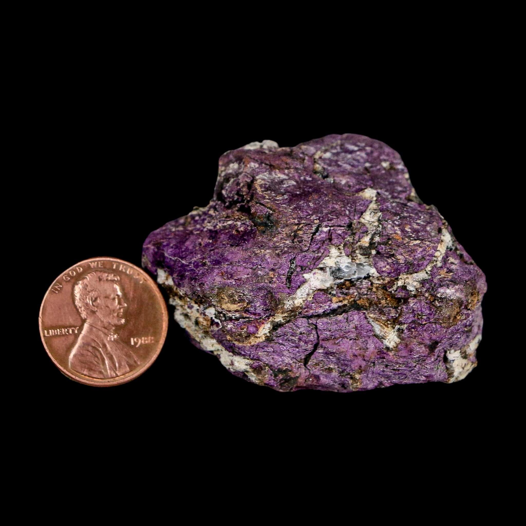 2" Rough Purple Purpurite Manganese Mineral Specimen Location Namibia - Fossil Age Minerals