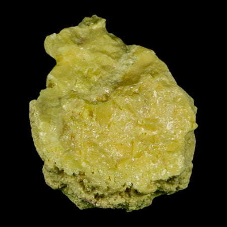 2.4" Rough Bright Yellow Sulfur Crystal Mineral Specimen From Louisiana