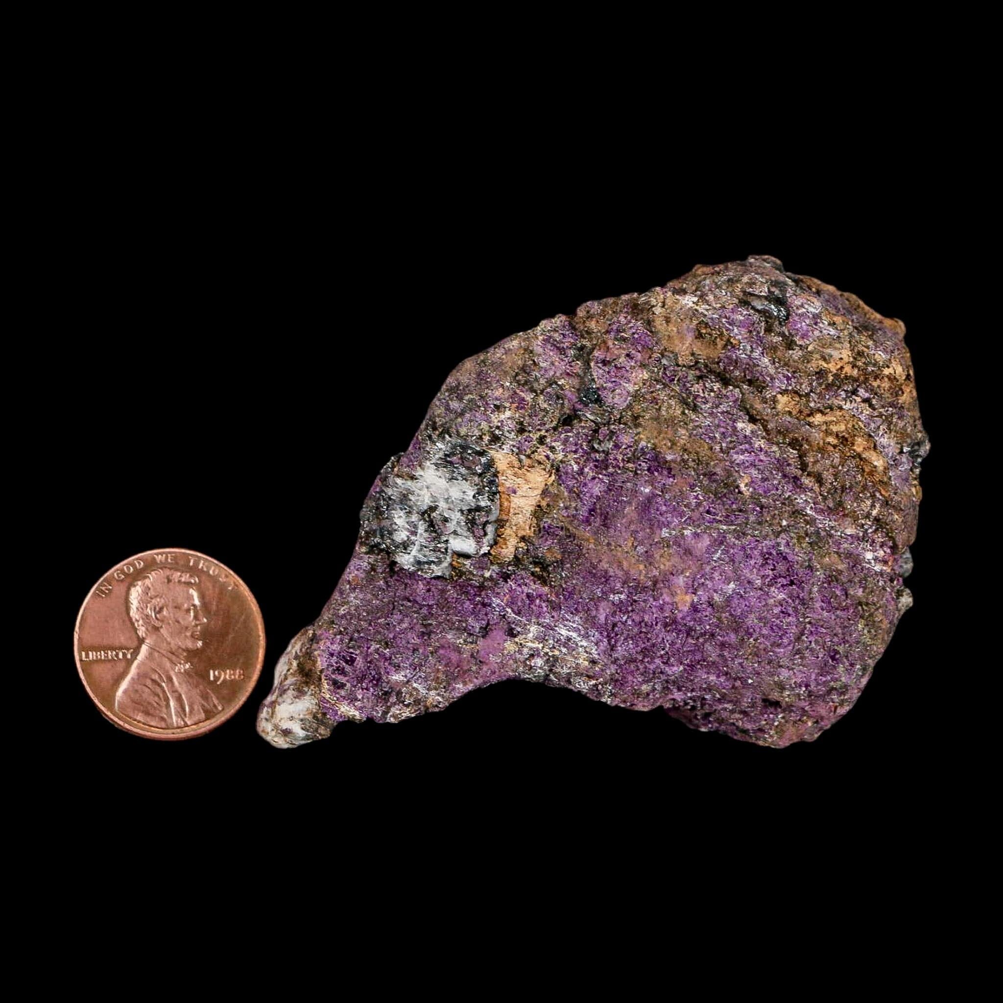 2.9" Rough Purple Purpurite Manganese Mineral Specimen Location Namibia - Fossil Age Minerals