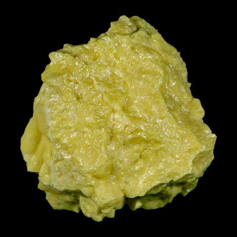 2.3" Rough Bright Yellow Sulfur Crystal Mineral Specimen From Louisiana - Fossil Age Minerals