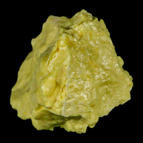 2.3" Rough Bright Yellow Sulfur Crystal Mineral Specimen From Louisiana - Fossil Age Minerals