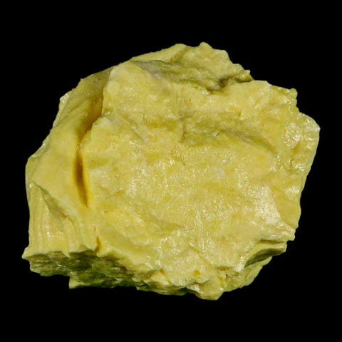 2.3" Rough Bright Yellow Sulfur Crystal Mineral Specimen From Louisiana - Fossil Age Minerals