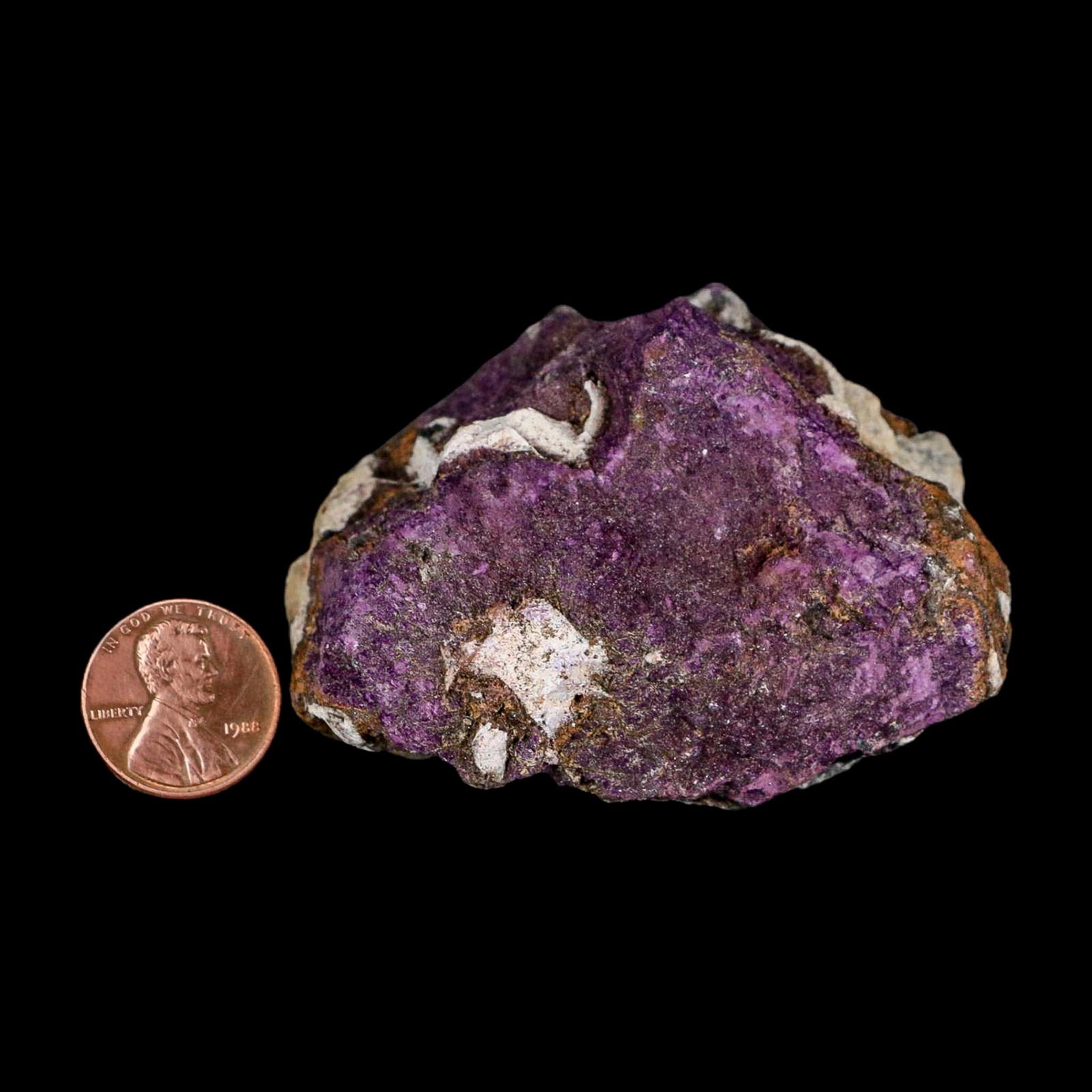 2.7" Rough Purple Purpurite Manganese Mineral Specimen Location Namibia - Fossil Age Minerals