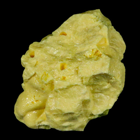 2.2" Rough Bright Yellow Sulfur Crystal Mineral Specimen From Louisiana - Fossil Age Minerals