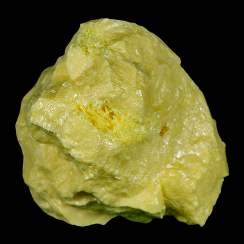 2.2" Rough Bright Yellow Sulfur Crystal Mineral Specimen From Louisiana - Fossil Age Minerals