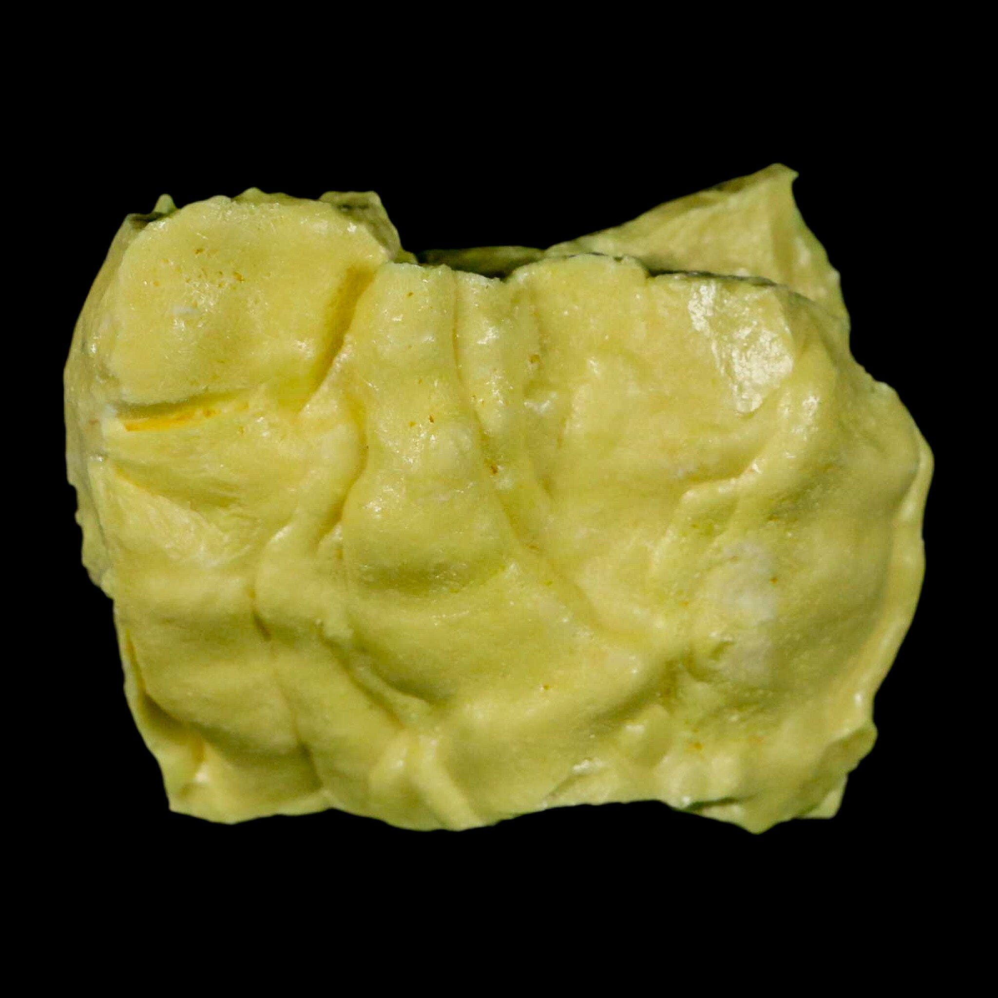 2.4" Rough Bright Yellow Sulfur Crystal Mineral Specimen From Louisiana - Fossil Age Minerals