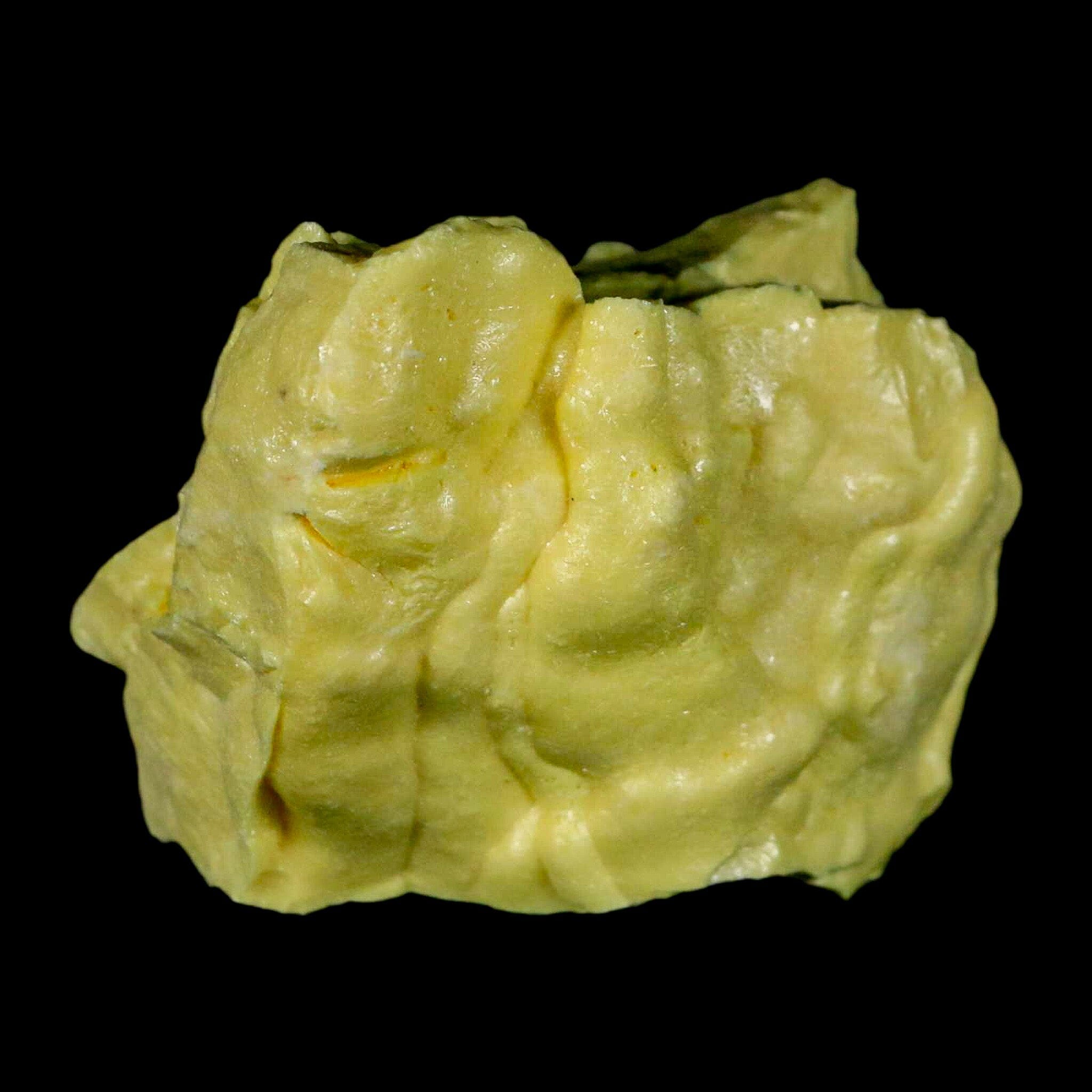 2.4" Rough Bright Yellow Sulfur Crystal Mineral Specimen From Louisiana - Fossil Age Minerals