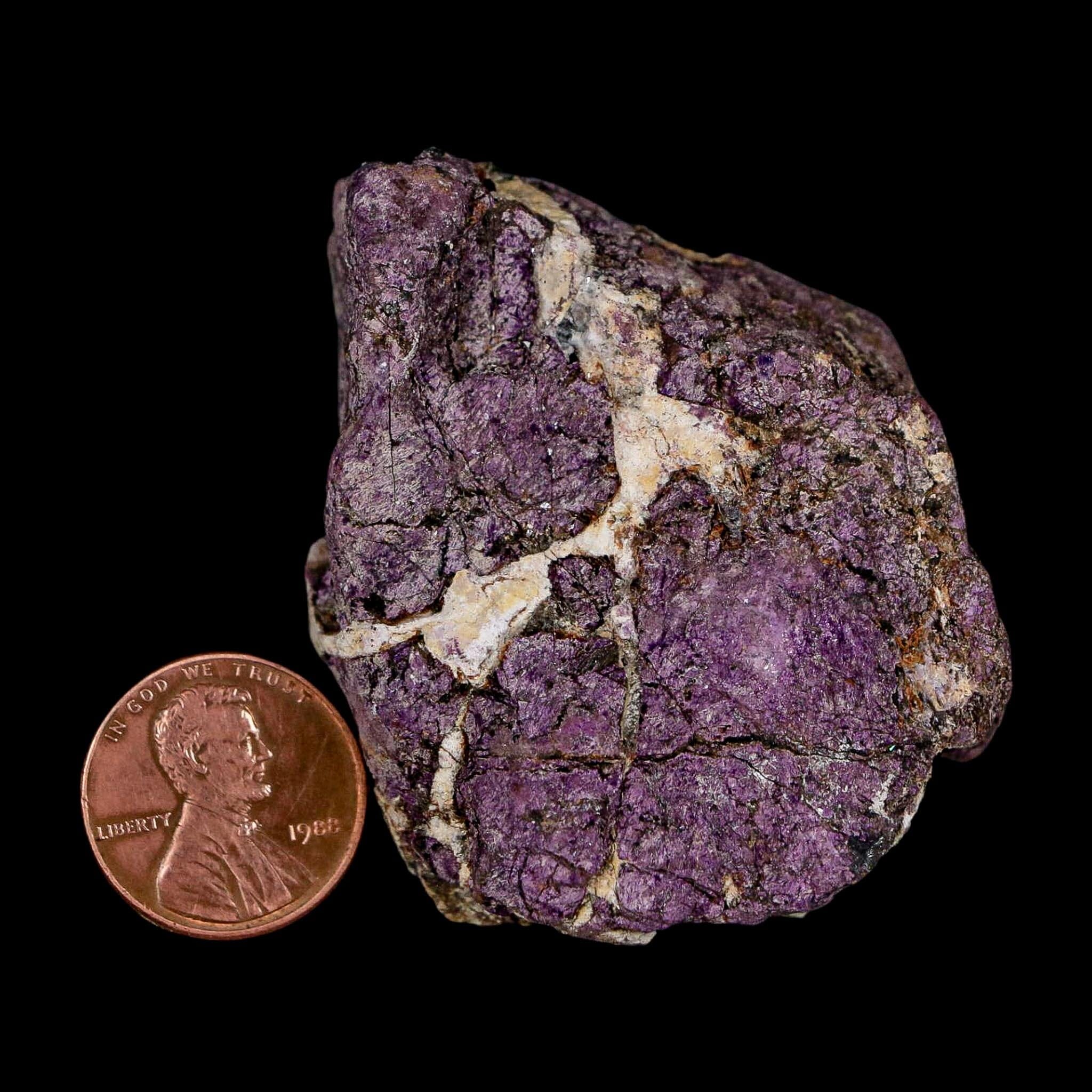 2" Rough Purple Purpurite Manganese Mineral Specimen Location Namibia - Fossil Age Minerals
