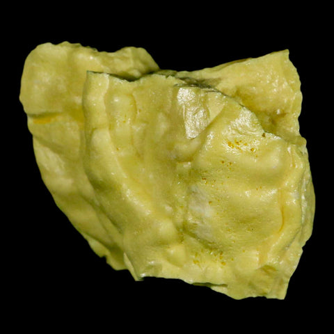 2.4" Rough Bright Yellow Sulfur Crystal Mineral Specimen From Louisiana - Fossil Age Minerals