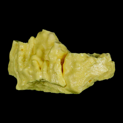 3" Rough Bright Yellow Sulfur Crystal Mineral Specimen From Louisiana - Fossil Age Minerals