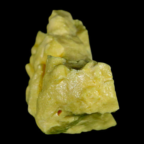 3" Rough Bright Yellow Sulfur Crystal Mineral Specimen From Louisiana - Fossil Age Minerals