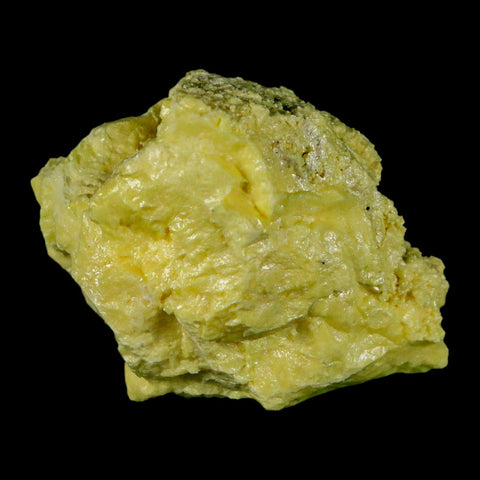 2.1" Rough Bright Yellow Sulfur Crystal Mineral Specimen From Louisiana - Fossil Age Minerals