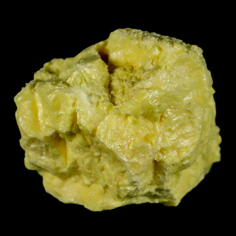 2.1" Rough Bright Yellow Sulfur Crystal Mineral Specimen From Louisiana - Fossil Age Minerals