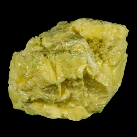 2.1" Rough Bright Yellow Sulfur Crystal Mineral Specimen From Louisiana - Fossil Age Minerals
