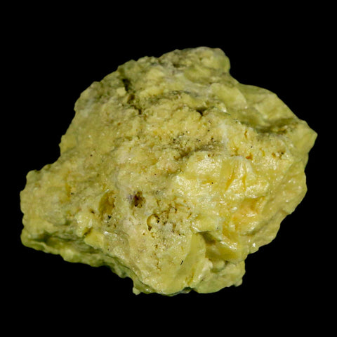 2.1" Rough Bright Yellow Sulfur Crystal Mineral Specimen From Louisiana - Fossil Age Minerals