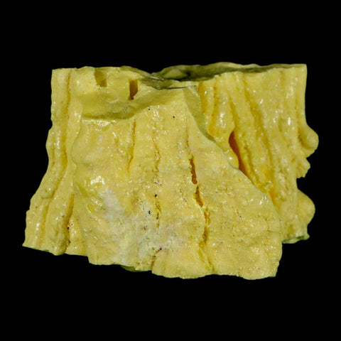 2.5" Rough Bright Yellow Sulfur Crystal Mineral Specimen From Louisiana - Fossil Age Minerals