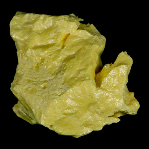 2.5" Rough Bright Yellow Sulfur Crystal Mineral Specimen From Louisiana - Fossil Age Minerals