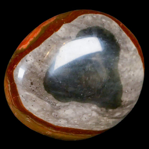 2.5" Polychrome Jasper Natural Polished Mineral Palm Stone Madagascar - Fossil Age Minerals