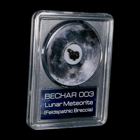 Moon Rock Lunar Meteorite Bechar 003 Algerian Sahara Desert Discovered 2022 COA