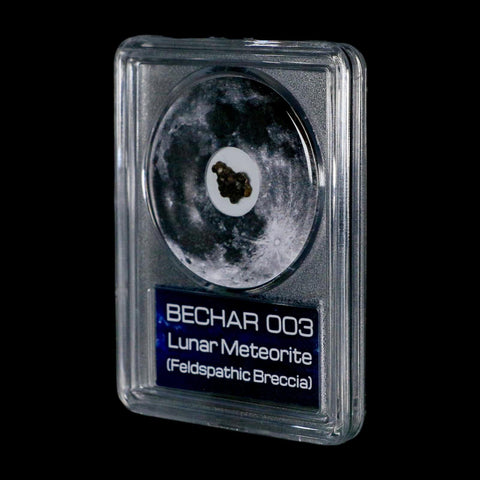 Moon Rock Lunar Meteorite Bechar 003 Algerian Sahara Desert Discovered 2022 COA