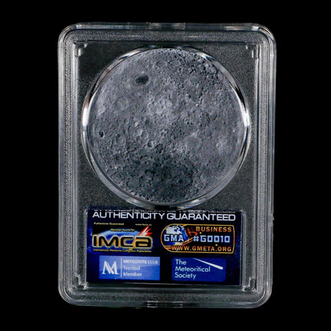 Moon Rock Lunar Meteorite Bechar 003 Algerian Sahara Desert Discovered 2022 COA