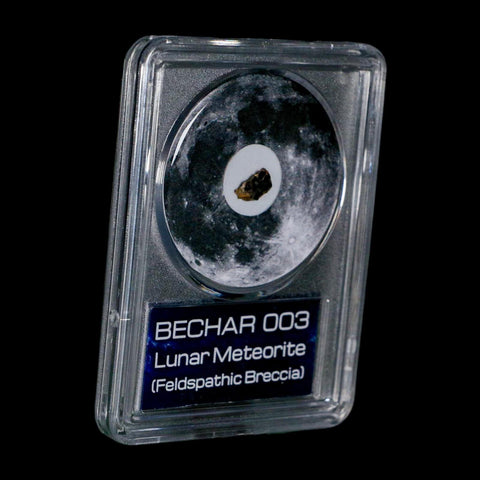 Moon Rock Lunar Meteorite Bechar 003 Algerian Sahara Desert Discovered 2022 COA