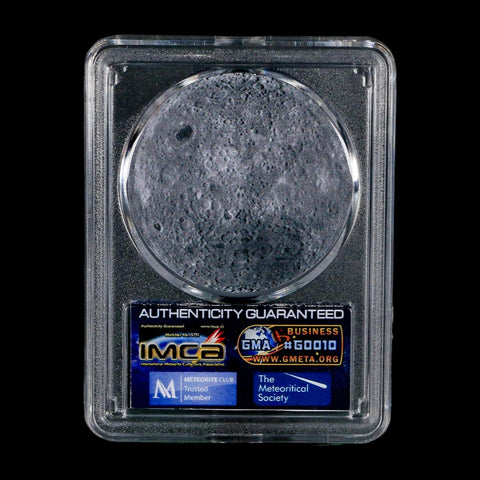 Moon Rock Lunar Meteorite Bechar 003 Algerian Sahara Desert Discovered 2022 COA